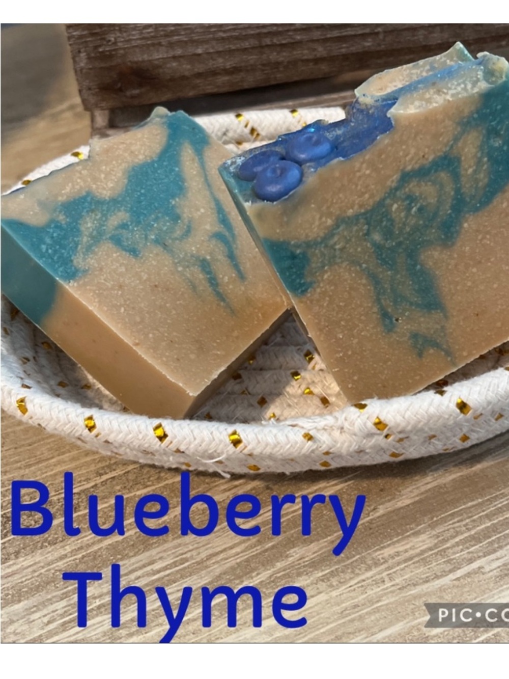 Blueberry Thyme Goat Milk Soap Deluxe Bar Set